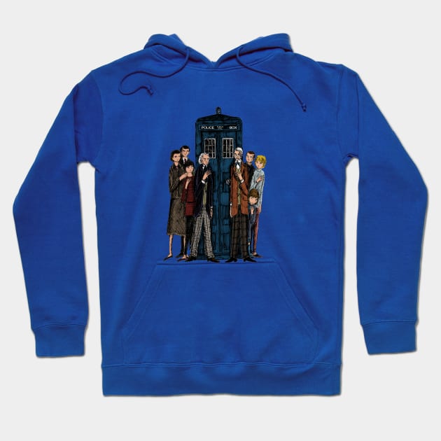 Doctor Who: The First Doctors Hoodie by Bret M. Herholz